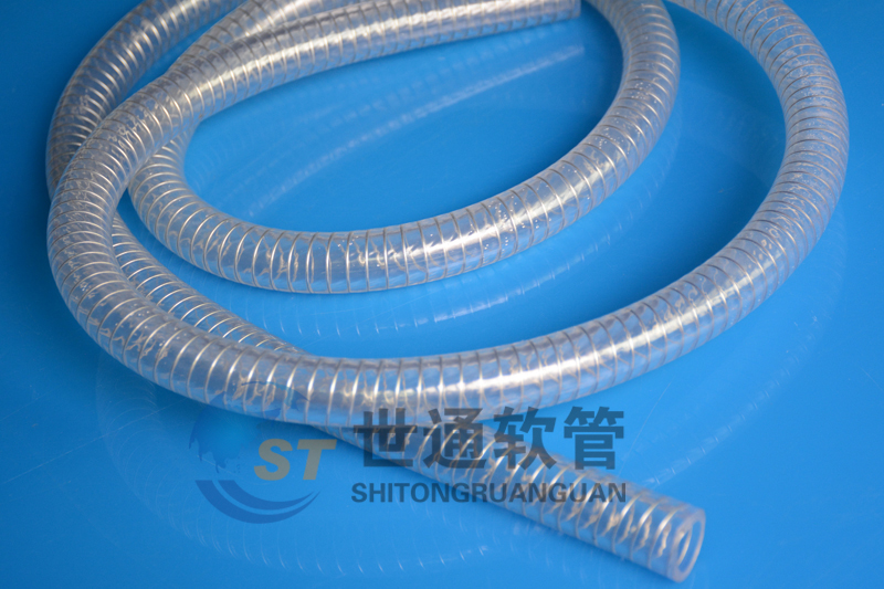 钢丝软管,PVC钢丝软管,透明钢丝软管 